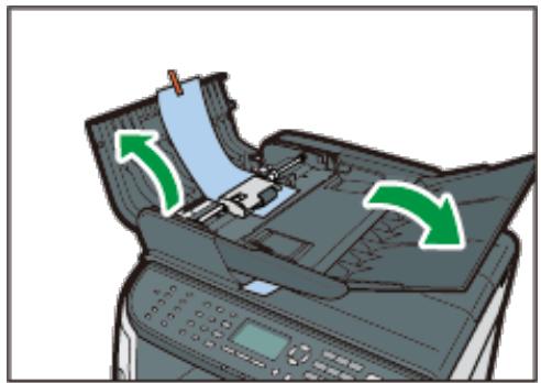 RICOH AFICIO SP3500SF - Öffnen Sie die ADF-Abdeckung. - 1