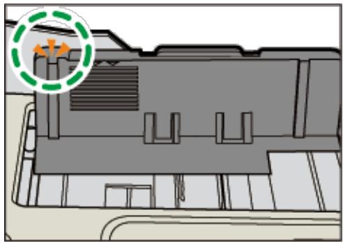 RICOH AFICIO SP3500SF - Ziehen Sie das Magazin 1 vorsichtig mit beiden Händen heraus. - 7