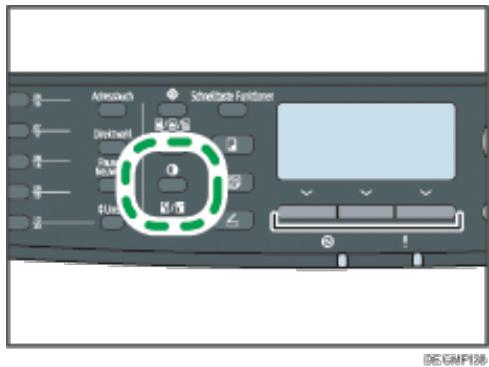 RICOH AFICIO SP3500SF - Drucken Sie die Taste [Helligk.]. - 1