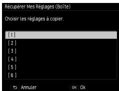 RICOH GR - Rappel des réglages enregistrés sous mes réglages - 2