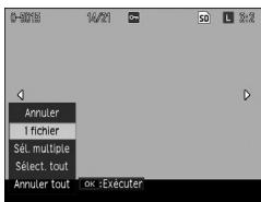 RICOH GR - Réglage de la protection pour un seul fichier - 1