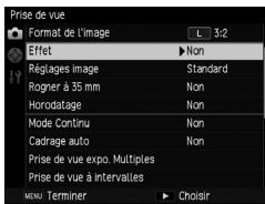 RICOH GR - Appuyez sur les touches ▲▼ pour sélectionner un élément. - 1