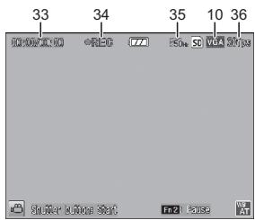 RICOH GR - Affichage des informations de prise de vue - 1