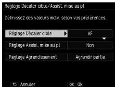 RICOH GR - Réglage de l'assistance à la mise au point et de la cible ae/af - 2