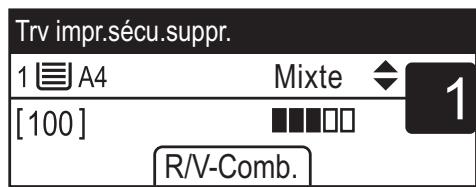 RICOH SP C250SF - Vérifier quels travaux d'impression sécurisée ont été annulés - 1
