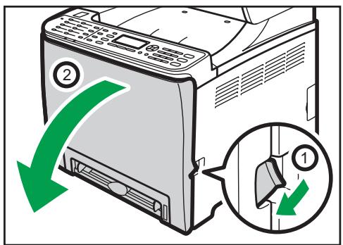 RICOH SP C252SF - Si du papier se coince à l'intérieur de l'unité de transfert - 1