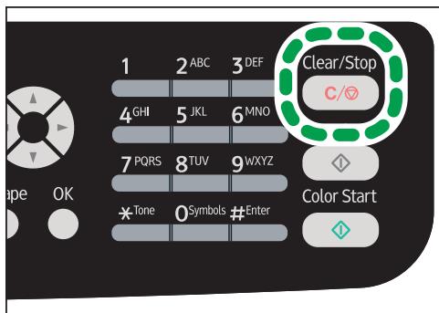 RICOH SP C252SF - Annulation d'un travail d'impression en cours d'impression - 1