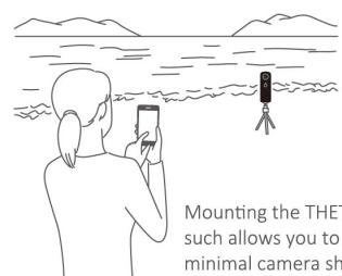 RICOH THETA SC - Fix the THETA in place when shooting! - 1