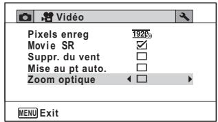 RICOH WG-4 - Utilisez le bouton de navigation (▲▶) pour sélectionner (Oui)/□ (Arrêt). - 1