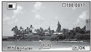 RICOH WG-4 - Utilisez le bouton de navigation ( ) pour désirir l'image de l'écran de démarrage. - 1