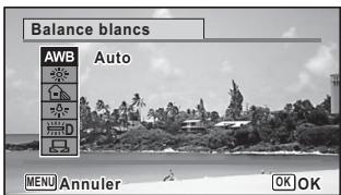 RICOH WG-4 - Utilisez le bouton de navigation ( ) pour modifier le réglage. - 1