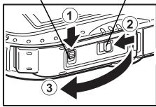 RICOH WG-5 GPS - Installation de la batterie - 1