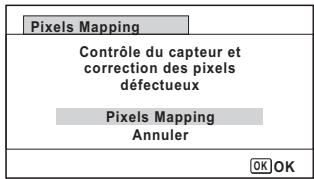 RICOH WG-5 GPS - Utilisez le bouton de navigation (▲▼) pour sélectionnner [Pixels Mapping] dans le menu [Réglages]. - 1