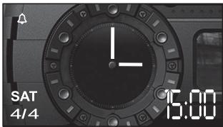 RICOH WG-5 GPS - Affichage de l'horloge - 1