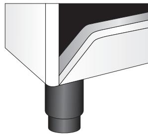 SMEG C8GMXI-1 - Positionnement et nivellement de l'appareil - 1