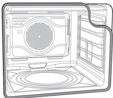 SMEG C8GMXI-1 - Démontage du joint - 1