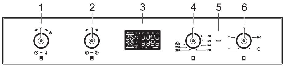 SMEG DOS 38 X - Panneau de commandes - 1