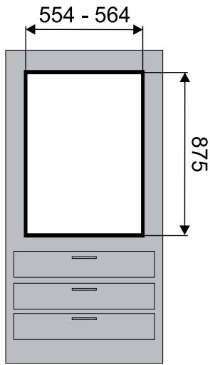 SMEG DOS 38 X - Encastrement (mm) - 3