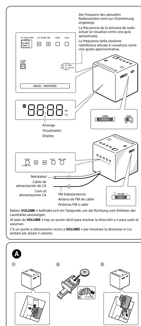 SONY ICFC1B - Connexion à une - 1