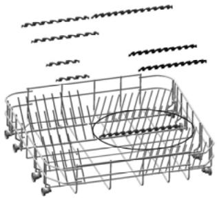 SMEG ST2FABP2,  ST2FABBL,  ST2FABBL - SUPPORTS PANIER INFÉRIEUR - 1