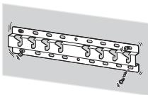 SONY KD-43XD8005,  KD-49XD8005,  KD49X8005,  KD55X8005 - Asegúrese de instalar el soporte de montaje mural firmamente en la pared siguiendo las instrucciones de este manual. - 1