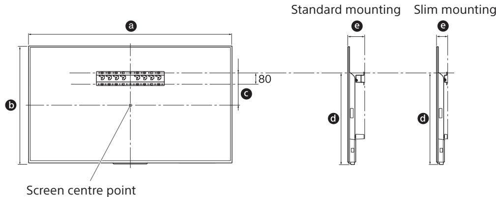 SONY KD-43XD8005,  KD-49XD8005,  KD49X8005,  KD55X8005 - Decide on the installation location. - 1