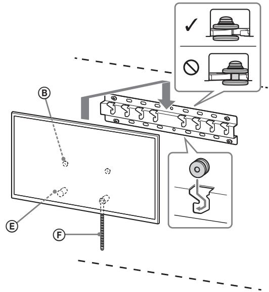 SONY KD-43XD8005,  KD-49XD8005,  KD49X8005,  KD55X8005 - Monteer de tv op de voet. - 2