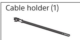 SONY KD-43XD8005,  KD-49XD8005,  KD49X8005,  KD55X8005 - Supplied with the TV (attached to rear) - 1