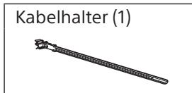 SONY KD-43XD8005,  KD-49XD8005,  KD49X8005,  KD55X8005 - Mit dem Fernsehgerät gefeliefert (an der Rückseite angebracht) - 1