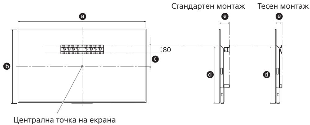 SONY KD-43XD8005,  KD-49XD8005,  KD49X8005,  KD55X8005 - N36peTe MЯCTOTO Ha MOHTaJ. - 1
