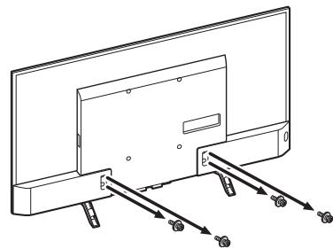 SONY KD-43XD8005,  KD-49XD8005,  KD49X8005,  KD55X8005 - Afmonter tv'ets tv-fod. - 2