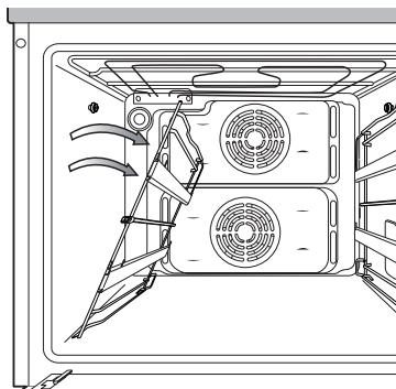SAMSUNG NV66H5737LB - Retrait des glissières latérales - 2