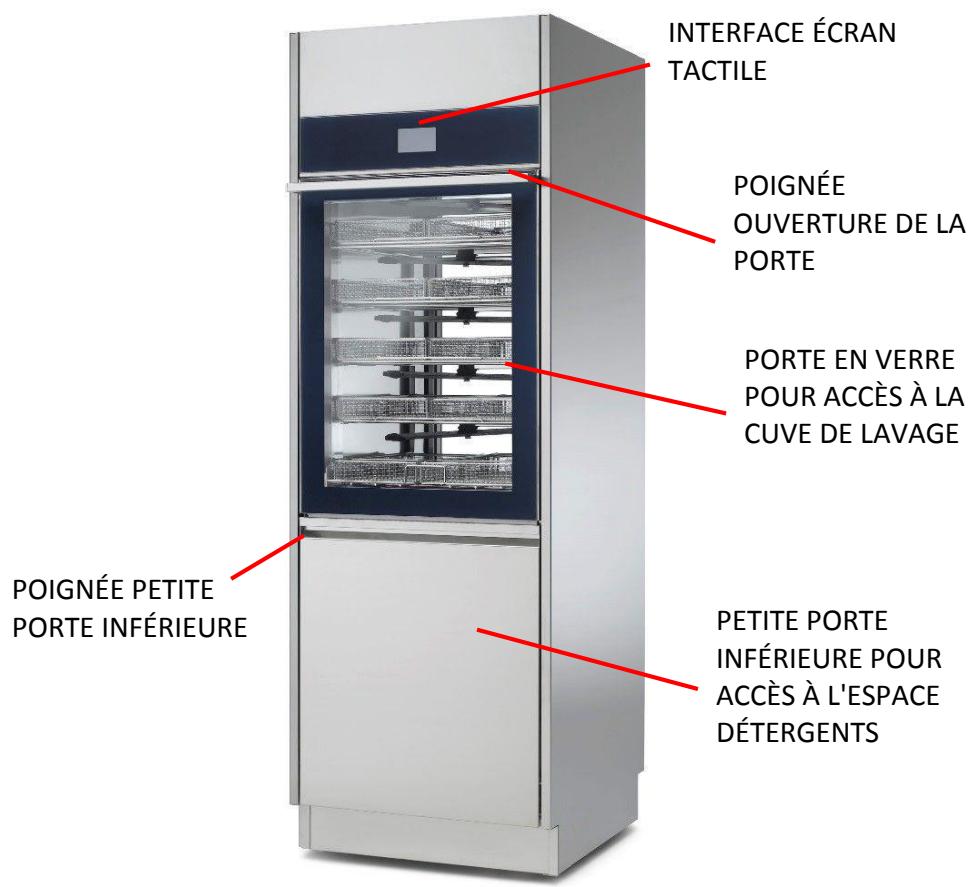 SMEG WD6010M6 - WD6010 et GW6010 - machine avec porte battante - 1
