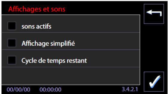 SMEG WD6010M6 - Affichage et SONS - ID. 3.4.2.1 - 1