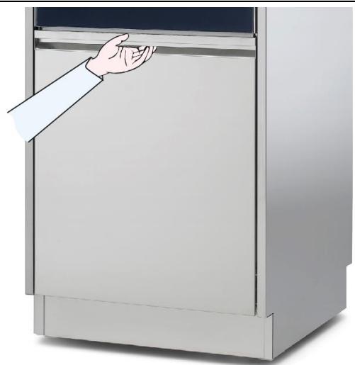 SMEG WD6010M6 - Accès au compartiment détergents - 2