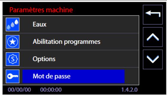 SMEG WD6010M6 - MOT de PASSE (PASSWORD) - ID. 1.5.0.1 - 1