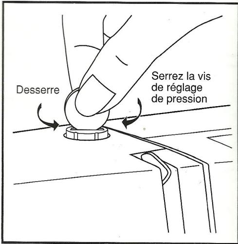 BLUESKY BSEW 8360 - Réglage de la pression du pied presseur - 1