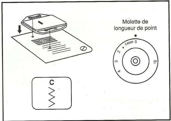 BLUESKY BSEW 8360 - Préparation en vue de la réalisation d'un monogramme et d'une broderie - 1
