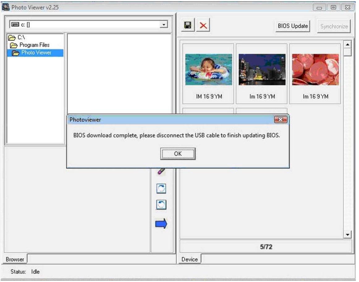 PROLINE PL-DPF150 EGG - Récupération de micrologiciels - 7