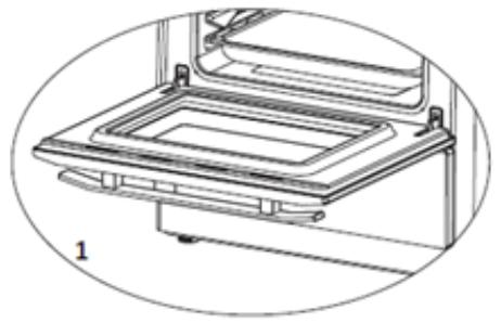 PROLINE POM651SS - Pour démonter la porte du four - 1
