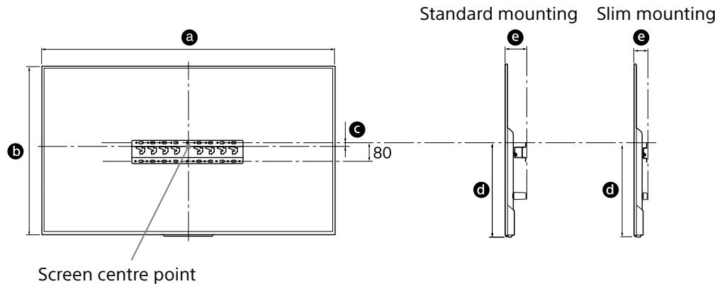 SONY KD-75XD8505B,  KD65XD8505B - Decide on the installation location. - 1