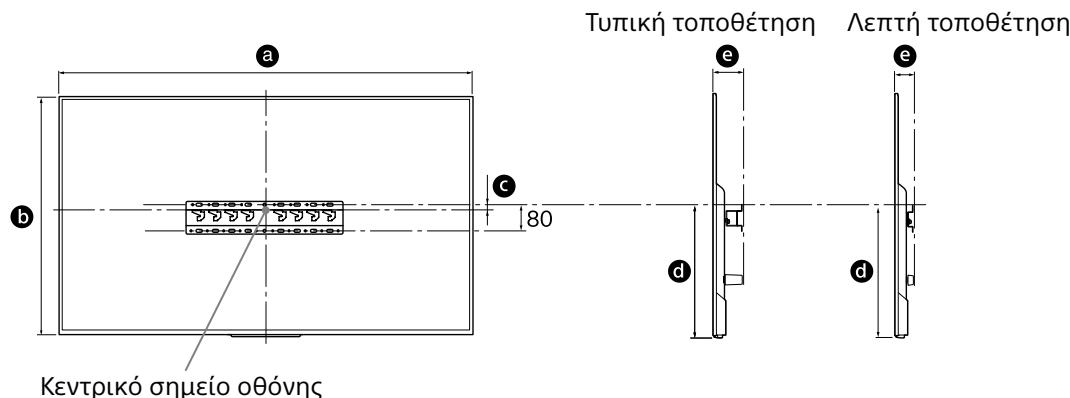 SONY KD-75XD8505B,  KD65XD8505B - Kaθορίστε τη θέση τοποθέτησης. - 1