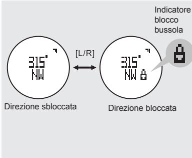LA CROSSE TECHNOLOGY WTXG-66,  WTXG-82 - Modalità Bussola - Rilevamento di sfondo e Blocco Bussola - 3