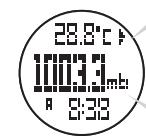 LA CROSSE TECHNOLOGY WTXG-66,  WTXG-82 - Modo Barómetro - Ajuste las Unidades - 2