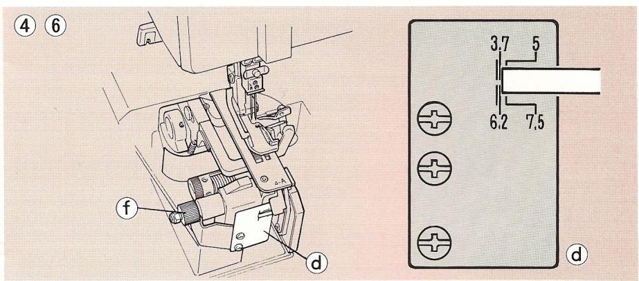 ELNA LOCK PRO 4 DE - Réenclenchez ensuite la lame-couteau mobile. - 1