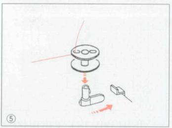 ELNA 3005 - WINDING THE BOBBIN (Models 3005 + 3007 - 2