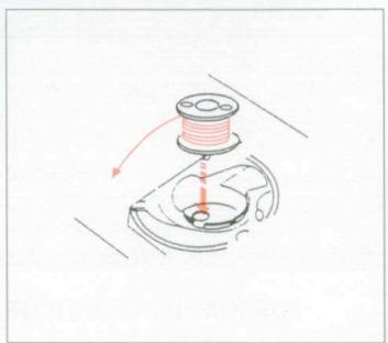 ELNA 3005 - INSERTING THE BOBBIN - 1