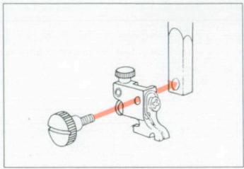ELNA 3005 - TO REMOVE AND ATTACH THE FOOT HOLDER - 2