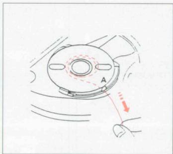 ELNA 3005 - INSERTING THE BOBBIN - 2