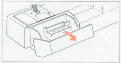 ELNA 3005 - EXTENSION TABLE (ACCESSORY BOX) - 2